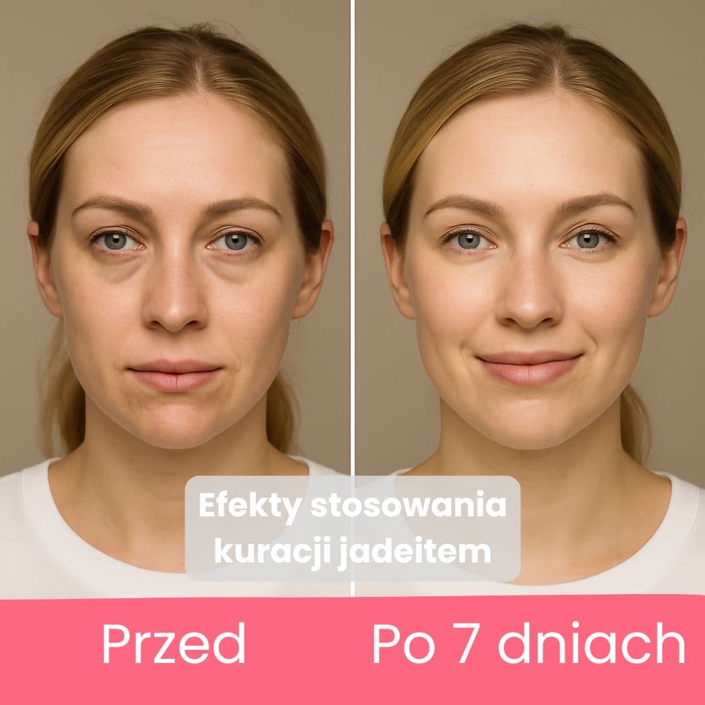 Roller jadeitowy Melika -
napięta skóra w 7 dni!